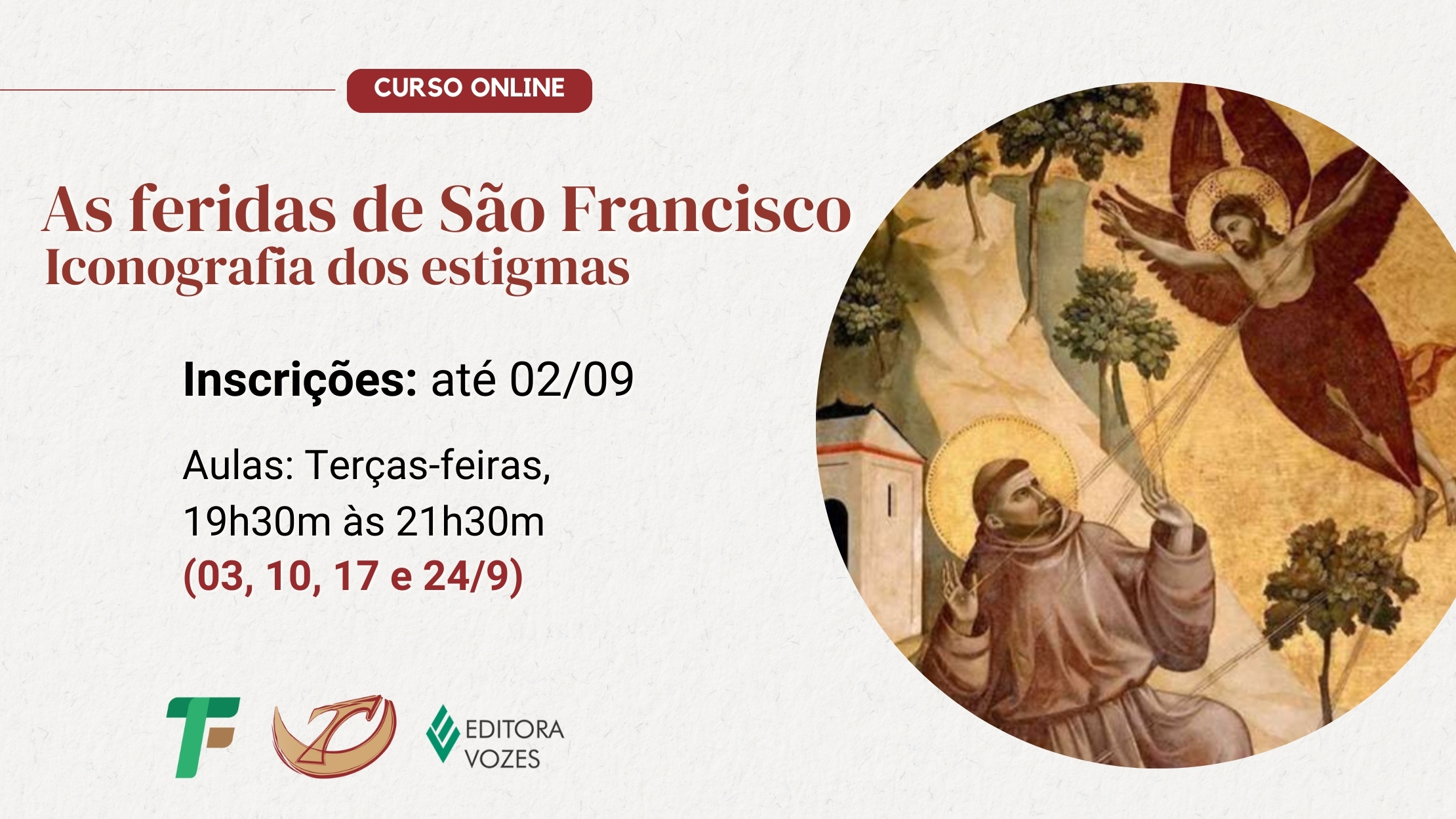 Curso Online - As feridas de São Francisco – iconografia dos estigmas