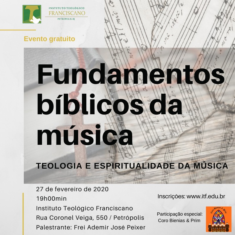 Evento Gratuito: Fundamentos Bíblicos da Música